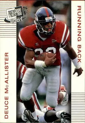 Deuce McAllister - 2001 Press Pass SE - #12 - Football - Football Card Single