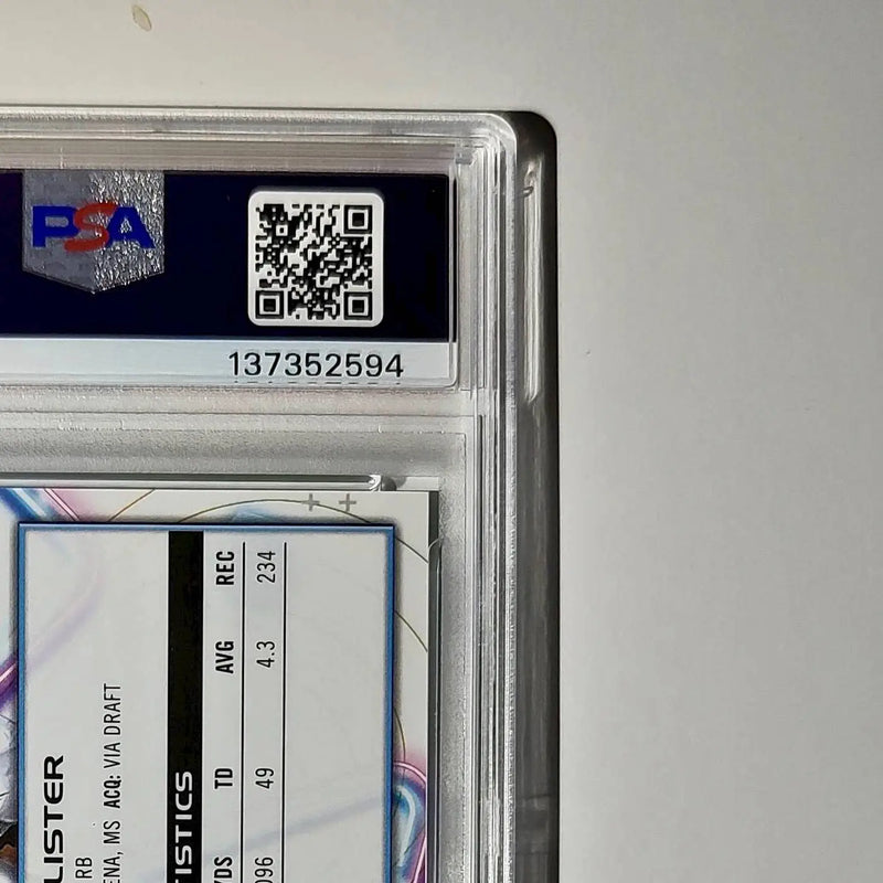 Deuce McAllister 2023 Topps Chrome Cosmic 69/75 #283 Green Space Dust PSA 10 Gem