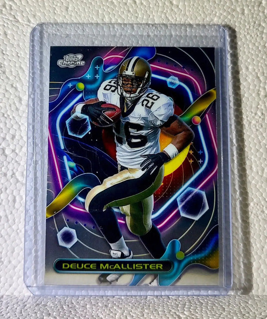 Deuce McAllister 2023 Topps Chrome NFL #283 Football Card New Orleans Saints - Football Card Single