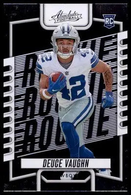 Deuce Vaughn Rookie 2023 Panini Absolute Retail #145 Dallas Cowboys - Football Card Single