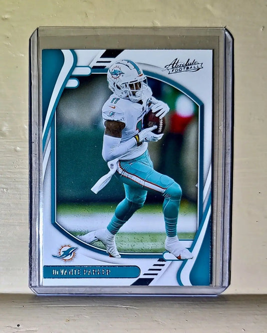 DeVante Parker 2021 Panini NFL Absolute Football #81 Card Dolphins - Football Card Single