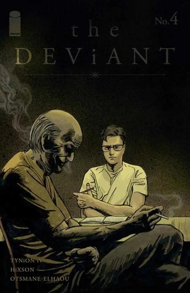 Comic book cover for Deviant No. 4 featuring dark art style, perfect for trading cards collectors