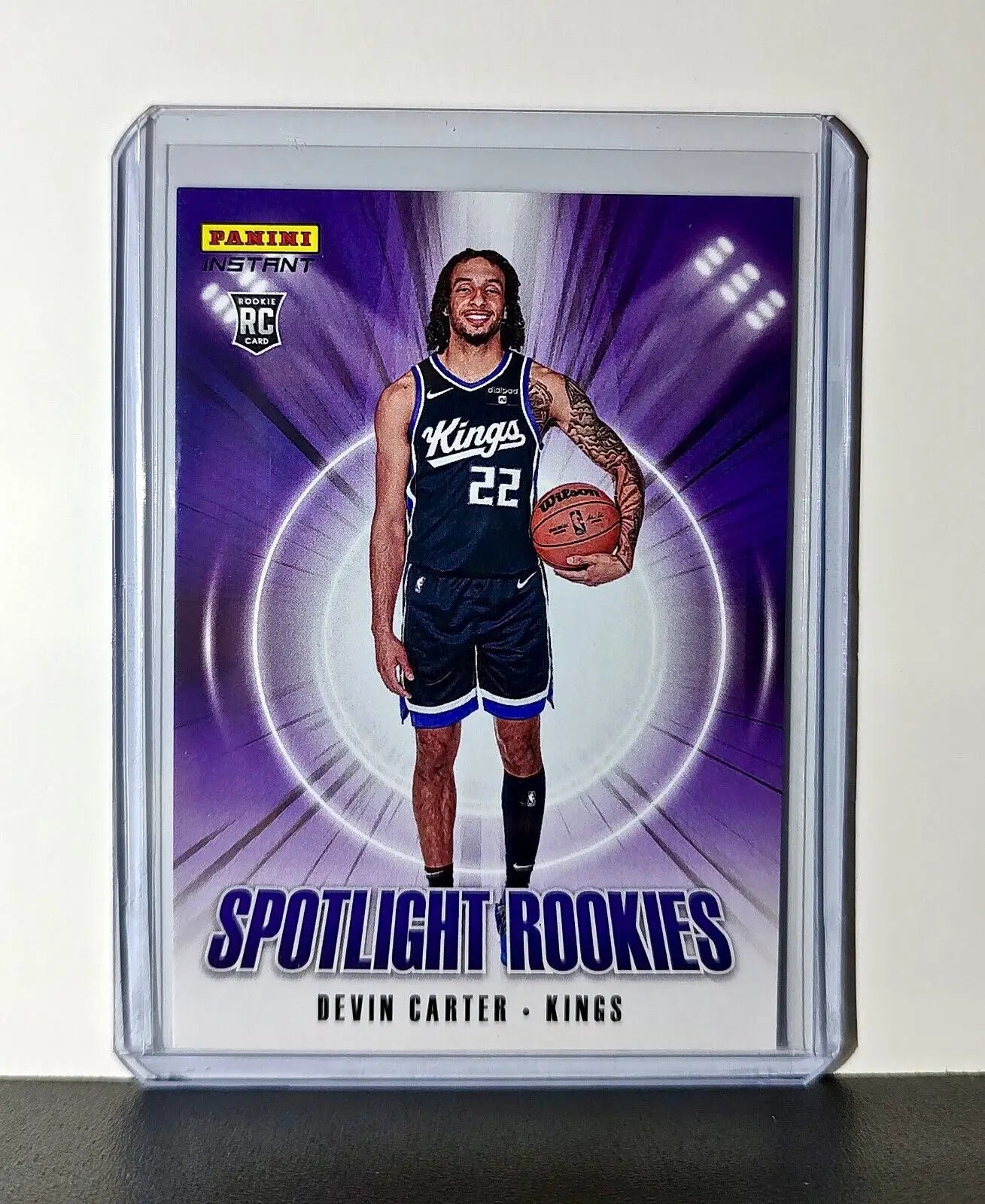 Devin Carter Rookie 2024-25 Panini Spotlight Rookies NBA #13 Kings 1 of 170