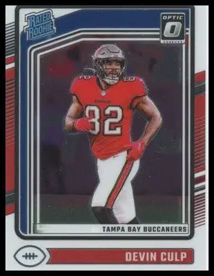 Devin Culp Rookie 2024 Donruss Optic #226 Tampa Bay Buccaneers