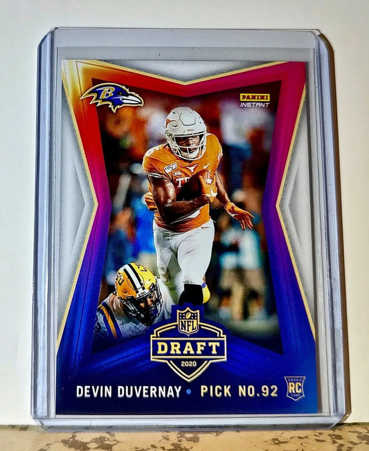 Devin Duvernay 2020 NFL Draft Night NFL #27 Football Card Ravens 1 of 439 - Football Card Single