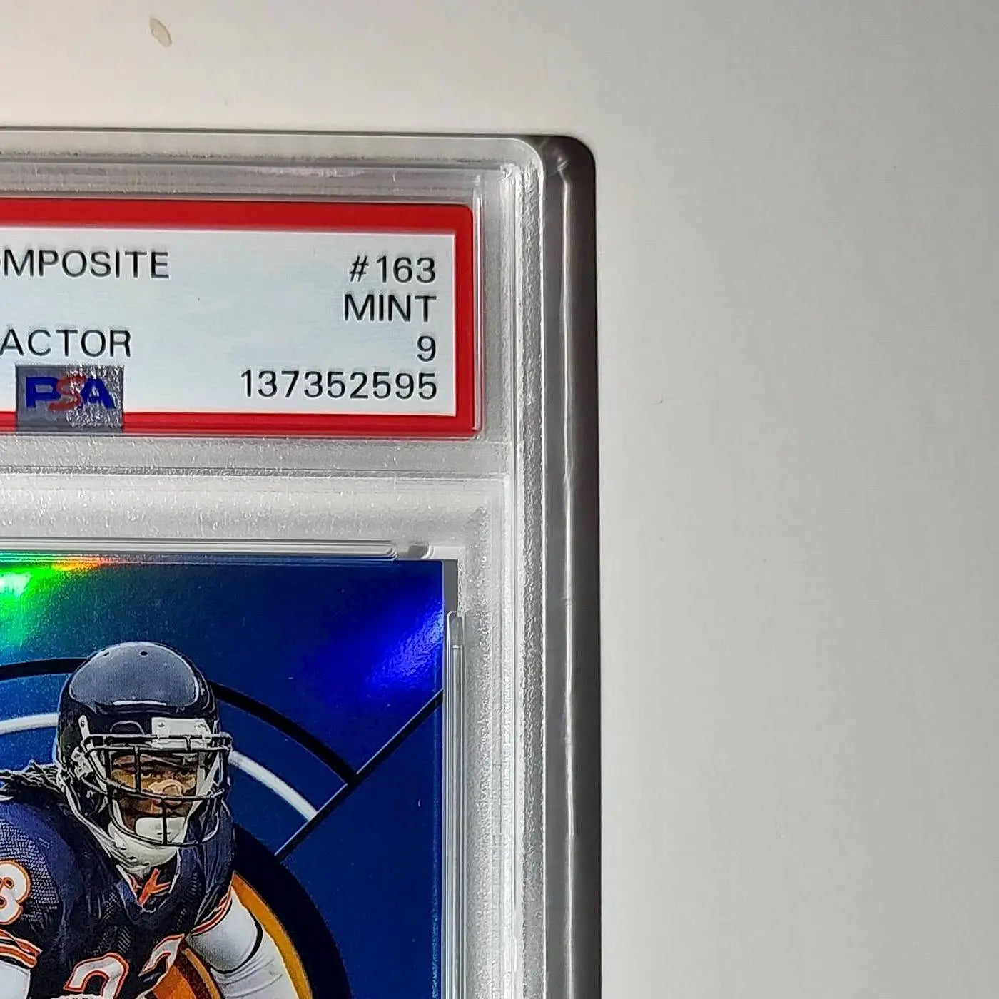 Devin Hester 2023 Topps Finest 325/325 #163 Sky Blue Refractor PSA 9 Mint - Football Card Single