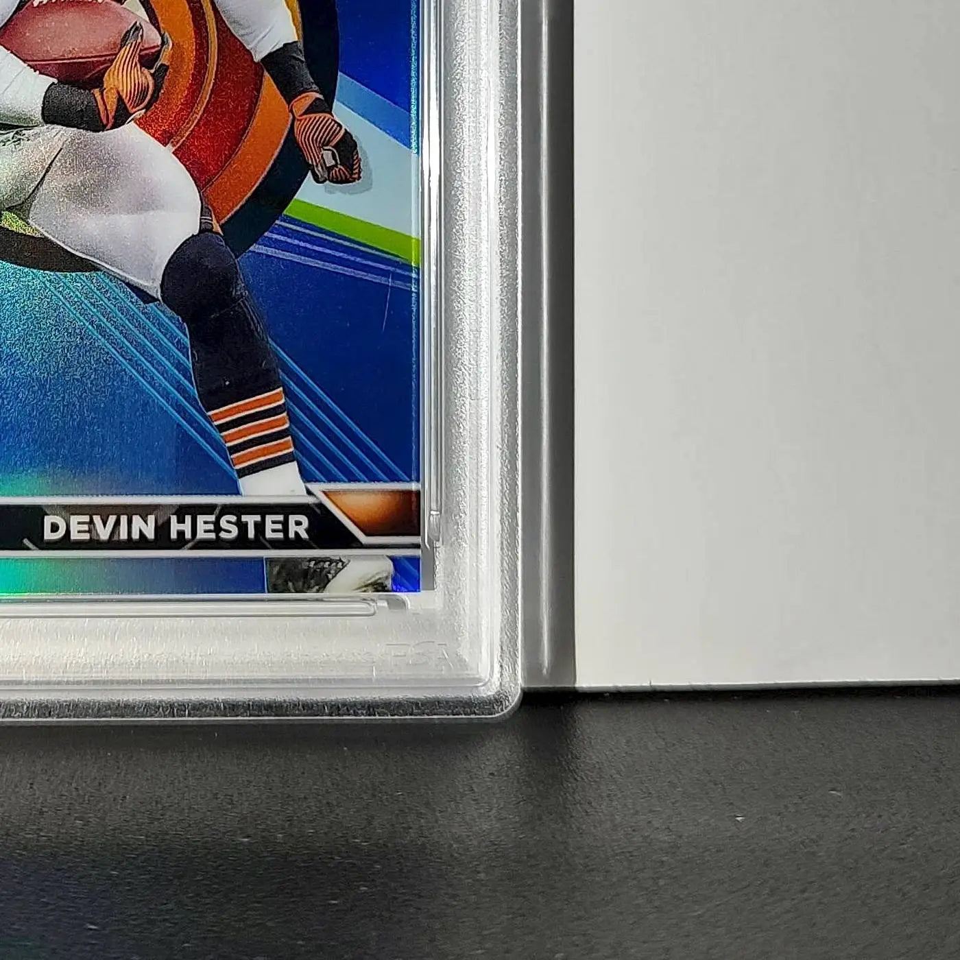 Devin Hester 2023 Topps Finest 325/325 #163 Sky Blue Refractor PSA 9 Mint - Football Card Single