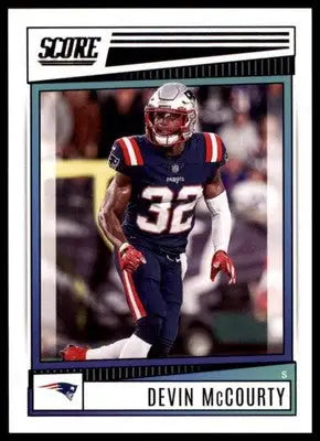 Devin McCourty 2022 Score #287 New England Patriots - Football Card Single