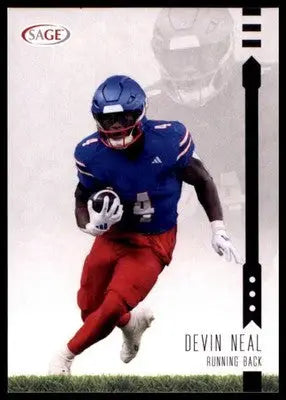 Devin Neal 2025 SAGE HIT #193 Kansas Jayhawks - Football Card Single