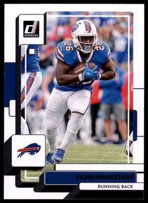 Devin Singletary 2022 Donruss #117 Buffalo Bills - Football Card Single