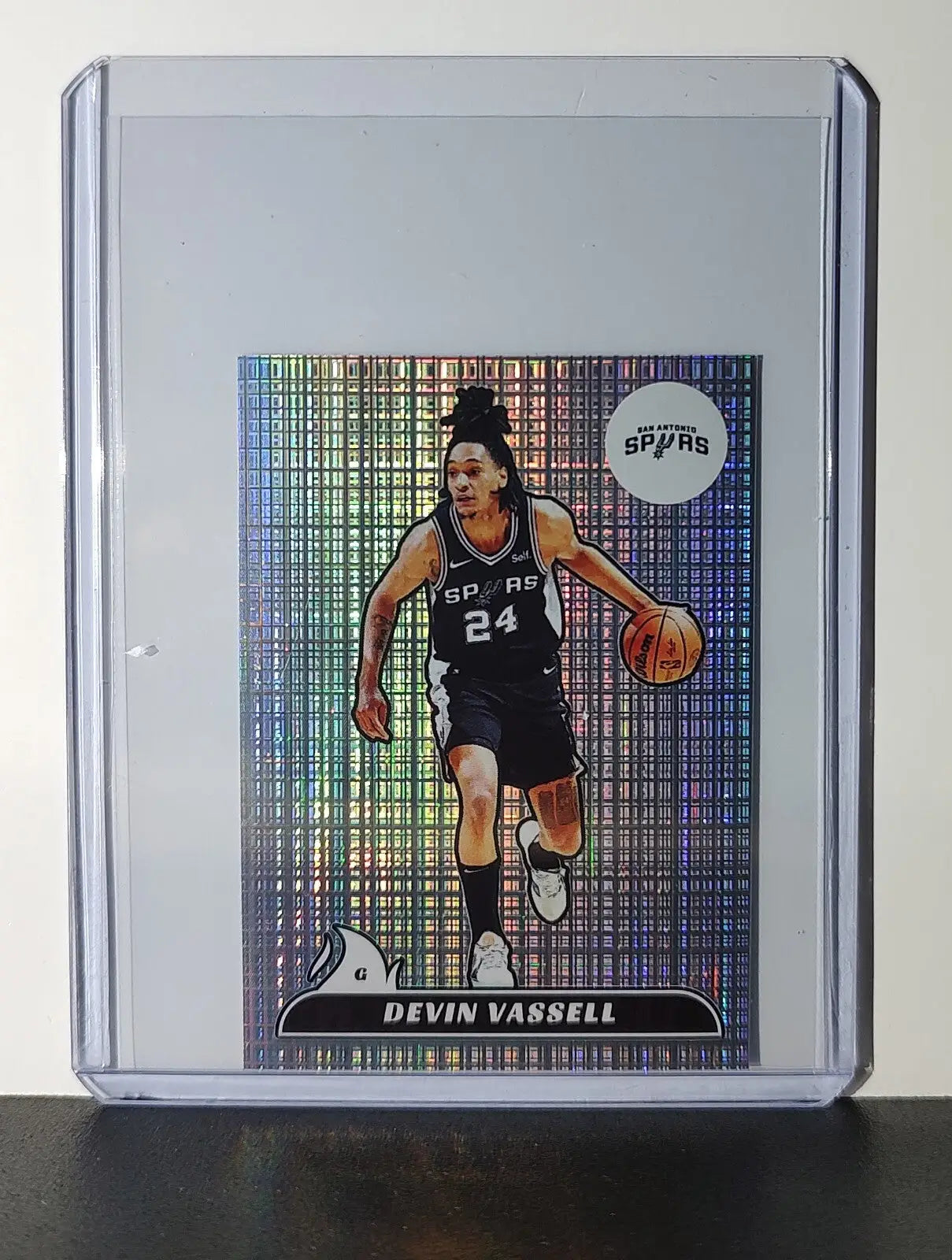 Devin Vassell 2024-25 Panini NBA #474 Foil Sticker Card San Antonio Spurs - Basketball Card Single