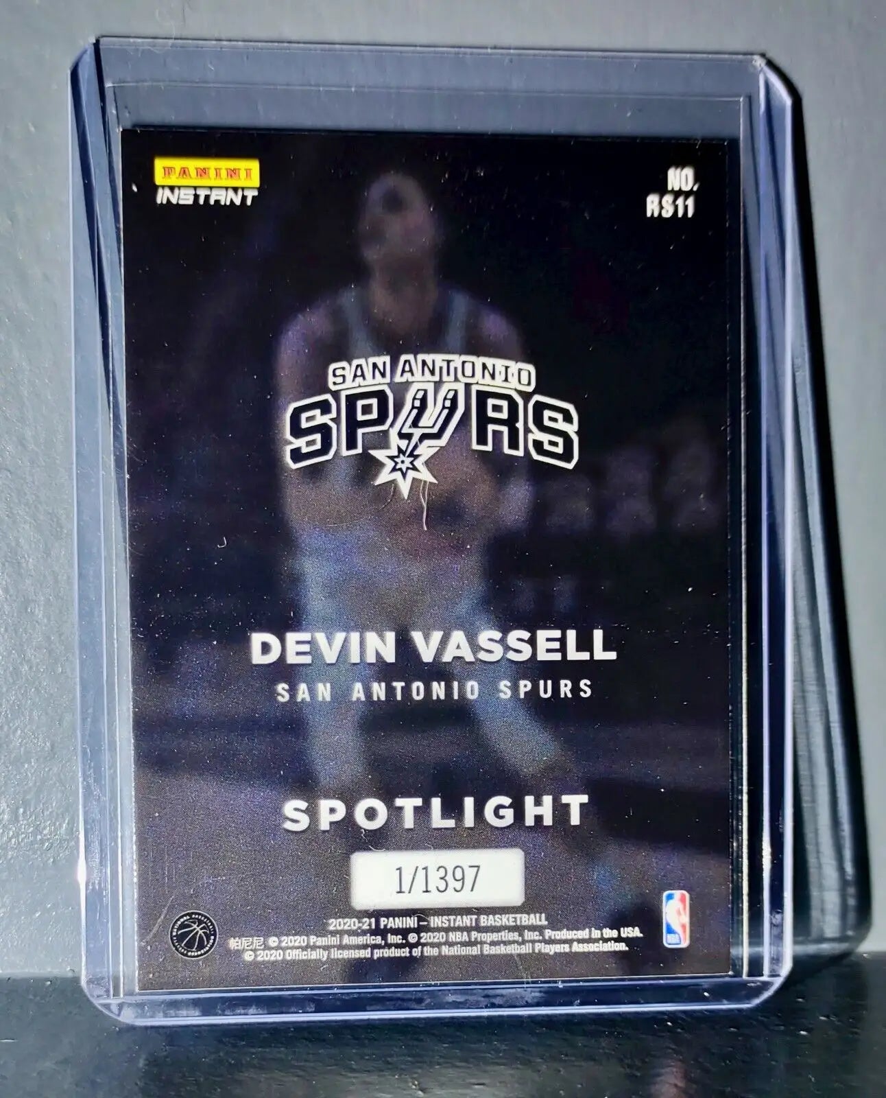 Devin Vassell Rookie Spotlight 2020-21 Panini NBA #11 Basketball Card 1 of 1397