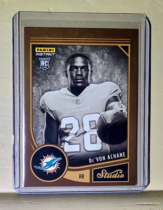 De’Von Achane 2023 Panini NFL Studio Rookies #11 Rookie Card 1/370 - Football Card Single