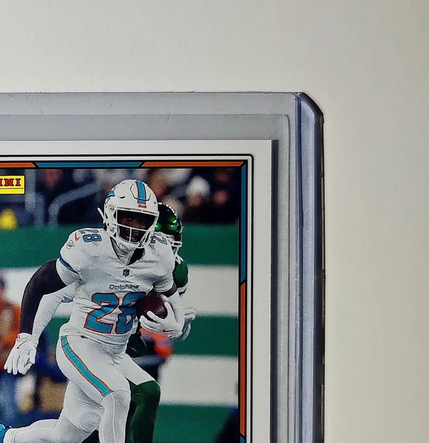De’Von Achane 2025 Panini NFL #41 Sticker Card Miami Dolphins