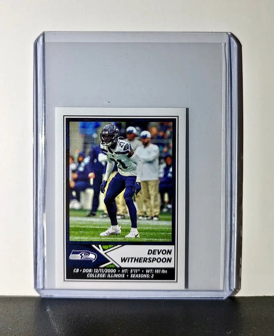 Devon Witherspoon 2024 Panini NFL Sticker #549 Seattle Seahawks