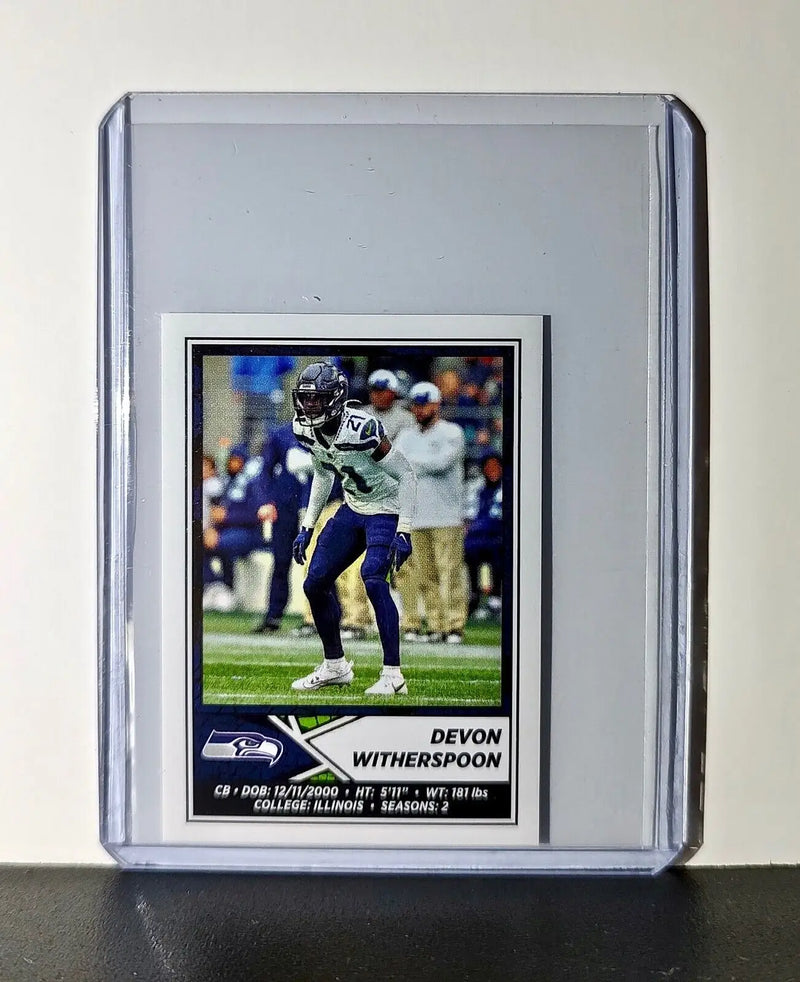 Devon Witherspoon 2024 Panini NFL Sticker #549 Seattle Seahawks