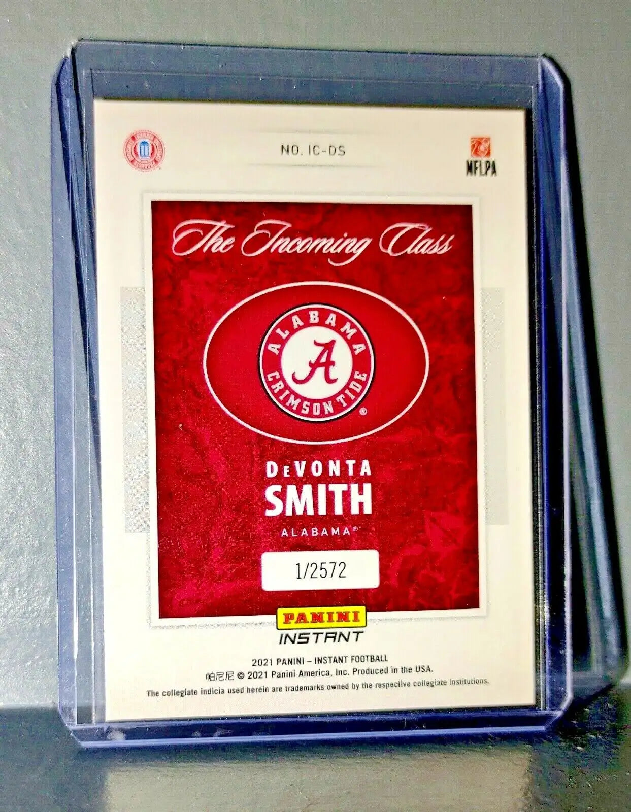 DeVonta Smith 2021 Panini NFL The Incoming Class Rookie Football Card 1/2572 - Football Card Single