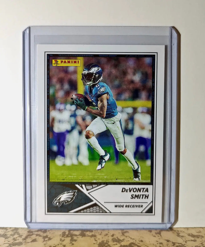 DeVonta Smith 2024 Panini NFL #44 Sticker Card Philadelphia Eagles