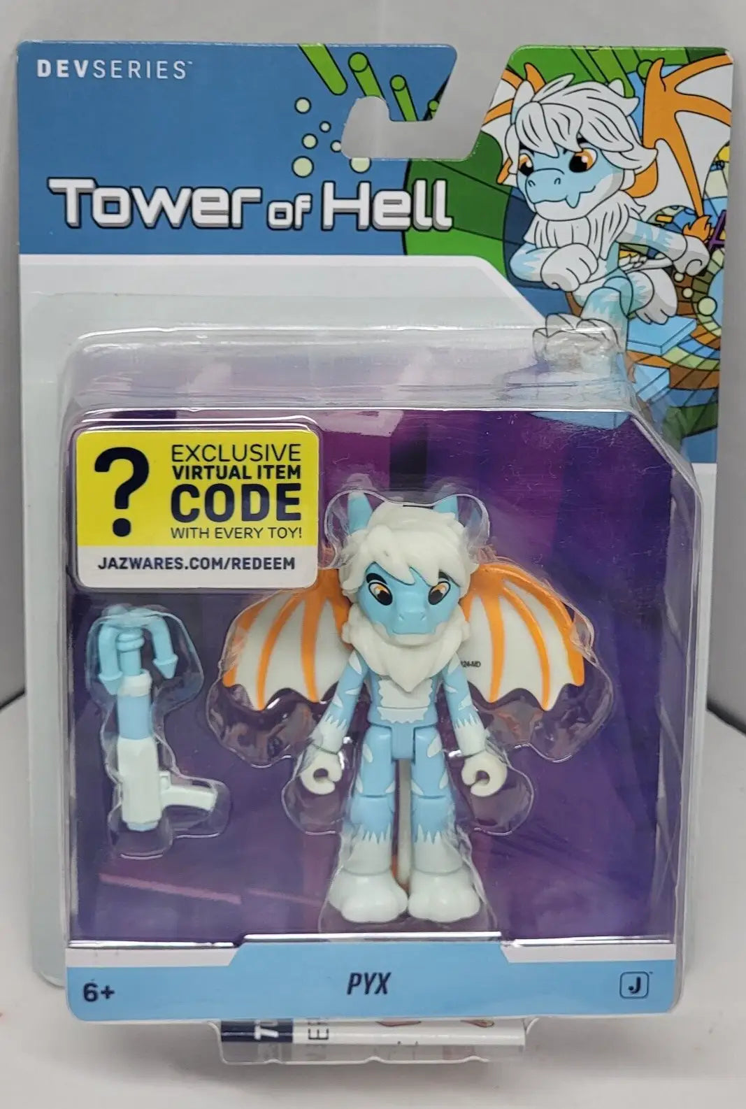 Packaged Devseries Tower of Hell PYX action figure with exclusive code for Roblox 2024