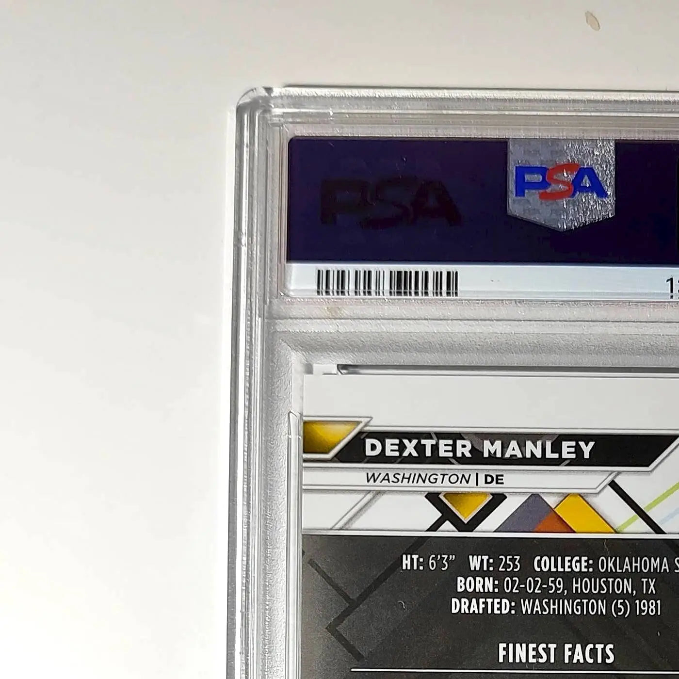 Dexter Manley 2023 Topps Finest 02/15 #250 Black Refractors PSA 10 Gem Mint - Other