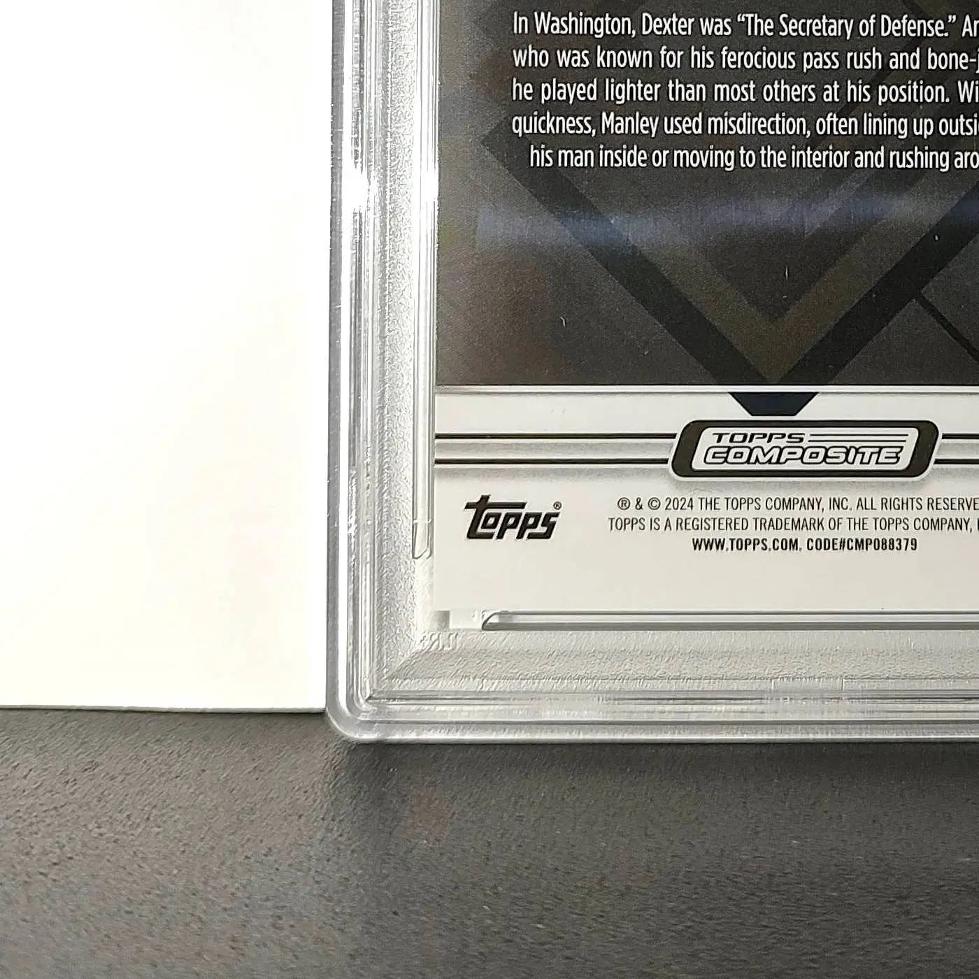 Dexter Manley 2023 Topps Finest 02/15 #250 Black Refractors PSA 10 Gem Mint - Other