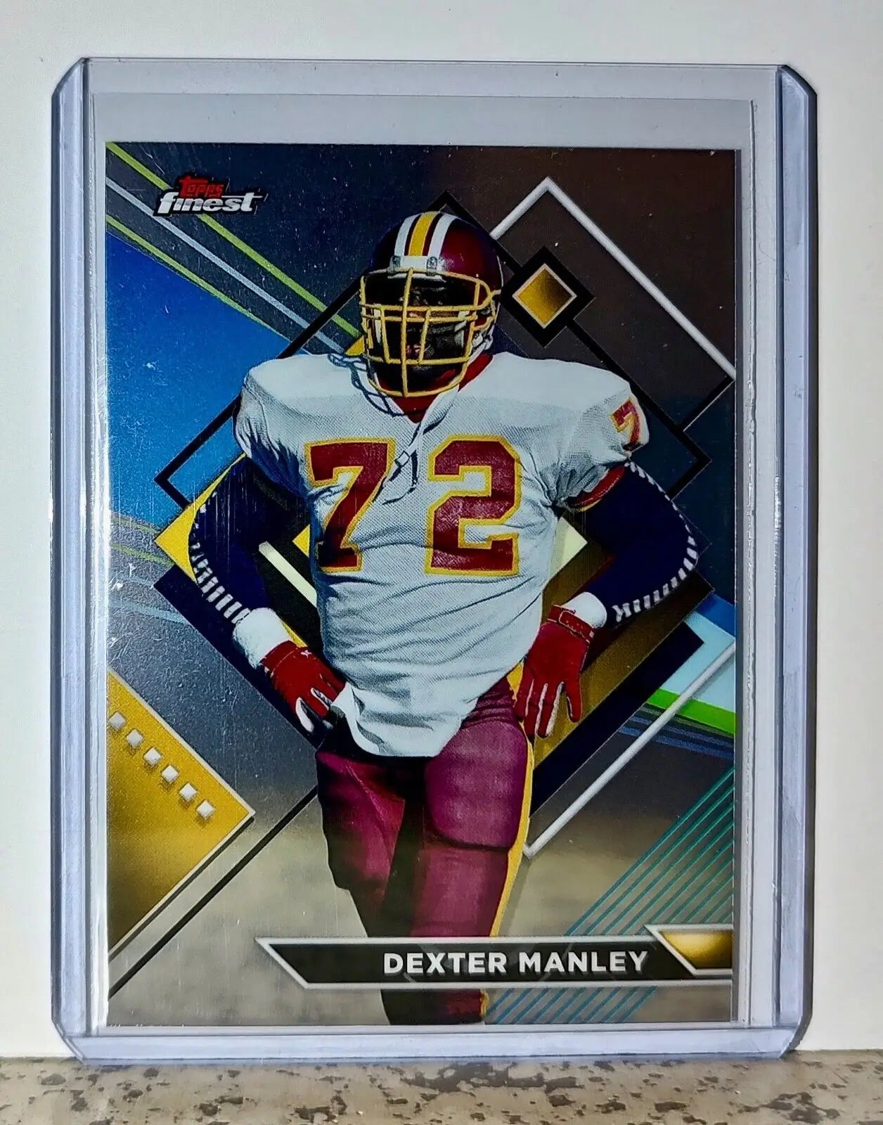 Dexter Manley 2023 Topps Finest NFL #250 Football Card Washington Commanders - Football Card Single