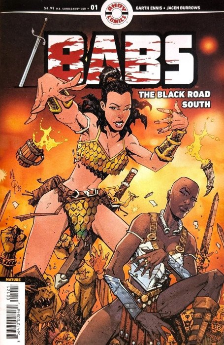 Babs The Black Road South #1 (Of 6) Cover B 3 Copy John Mccrea Unlock Variant (Mature)