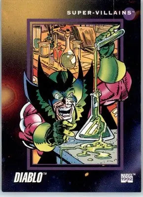 Diablo - 1992 Impel Marvel Universe - NM - #109 - Marvel Card Single