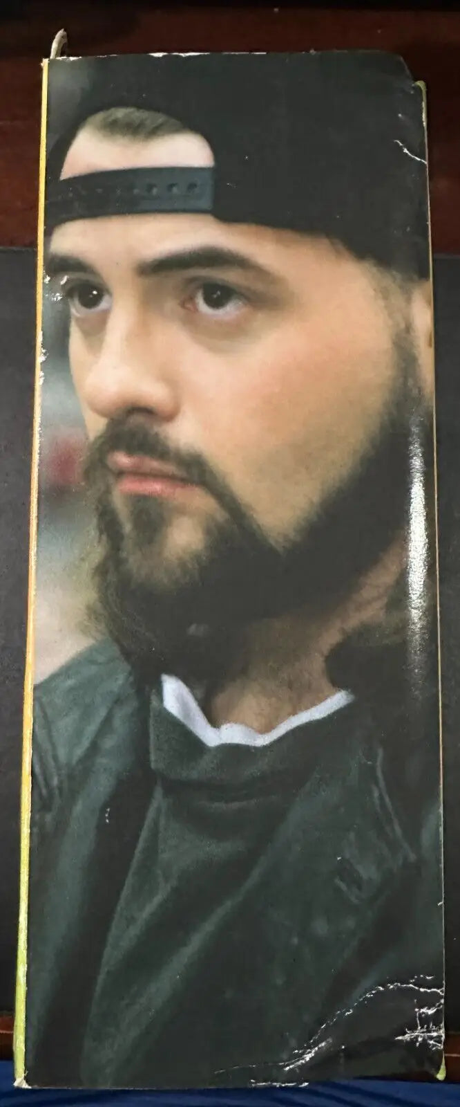 Kevin Smith portrait on Diamond Select Toys Silent Bob Action Figure from Mallrats