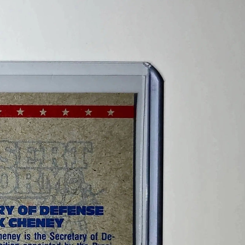 Dick Cheney 1991 Topps Desert Storm #3 Card - Non-Sports Card Single