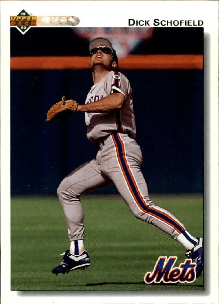 Dick Schofield 1992 Upper Deck MLB #791 Baseball Card New York Mets - Baseball Card Single