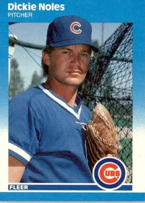 Dickie Noles - 1987 Fleer Update - #U-91 - Baseball - Baseball Card Single