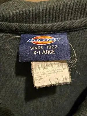 Dickies Polo Shirt Mens XL Dark Green Short Sleeve Pocket Work Uniform Collared - Apparel