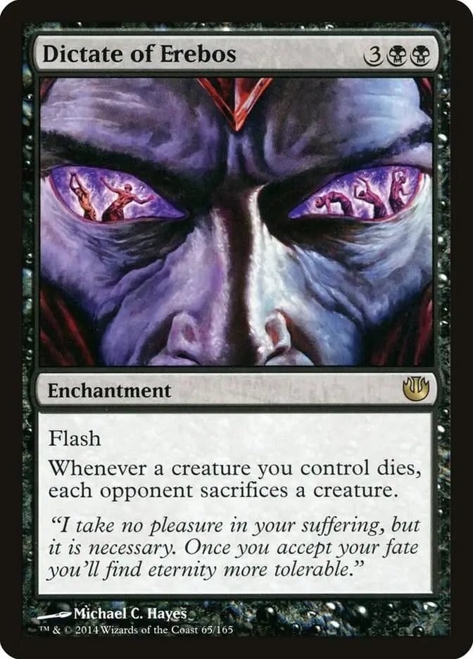 Dictate of Erebos [Journey Into Nyx] Near Mint Foil - Magic Card Single