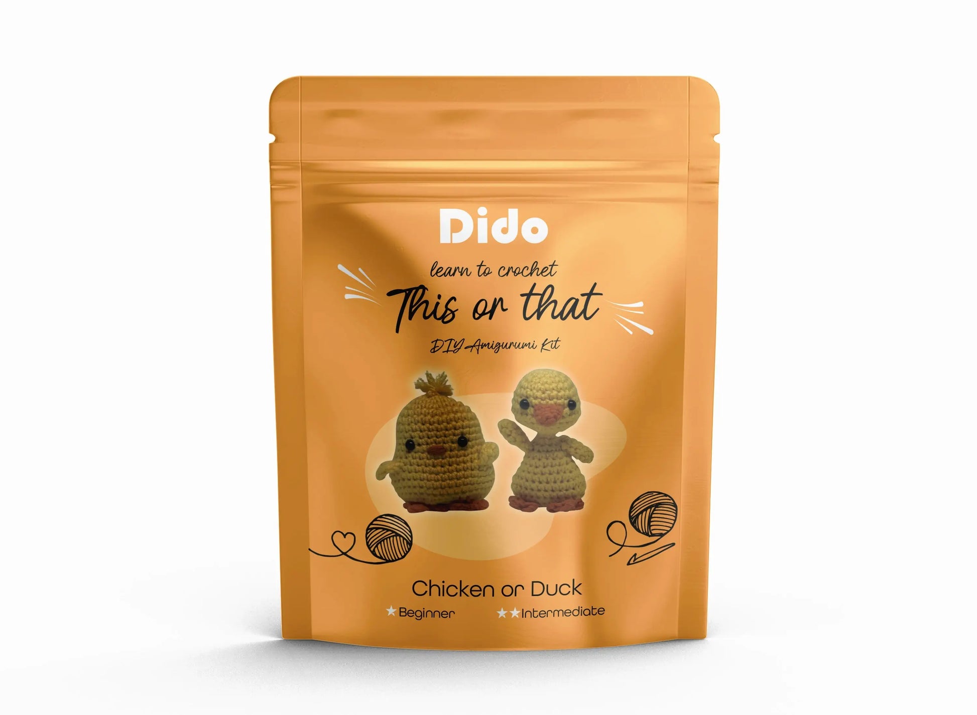 Dido DIY Amigurumi Kit: Chicken or Duck - Other