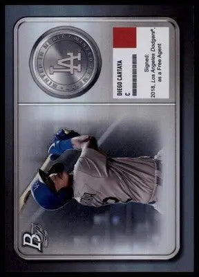 Diego Cartaya 2022 Bowman Platinum Minted in Merit #MM-6 Los Angeles Dodgers - Baseball Card Single