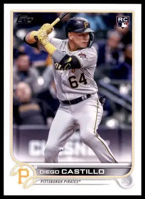 Diego Castillo Rookie 2022 Topps Update #US85 Pittsburgh Pirates - Baseball Card Single