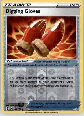 Digging Gloves - SWSH07: Evolving Skies - 145/203 - Reverse Holo LP - Pokémon Card Single