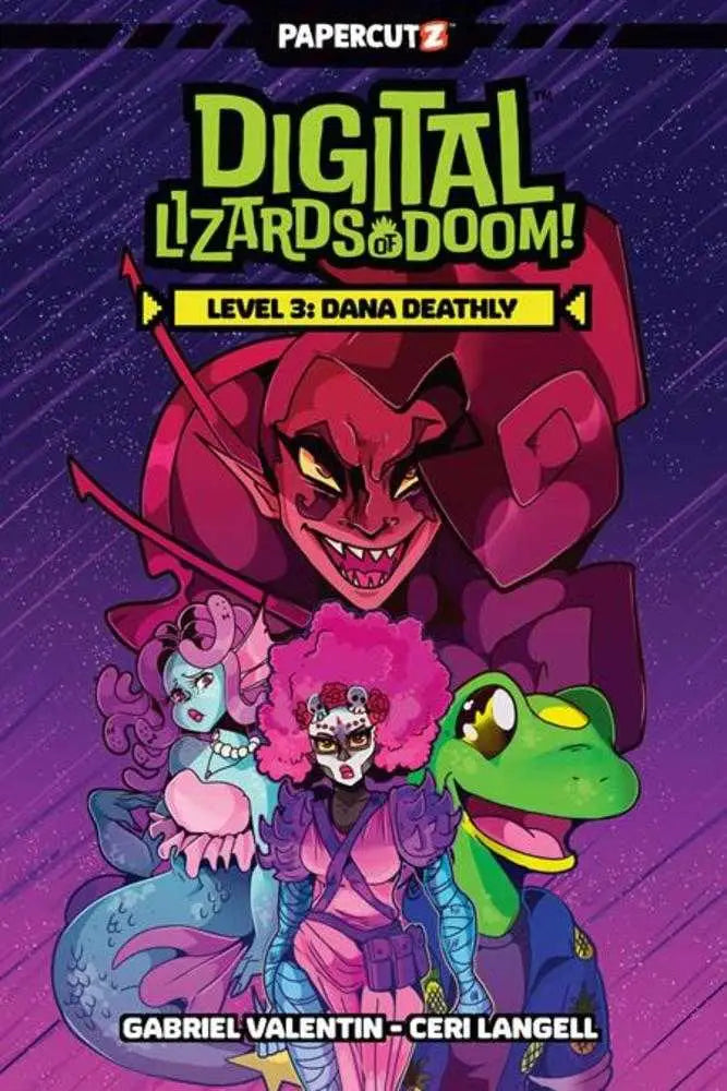 Digital Lizards of Doom comic book cover featuring Dana Deathly in Dizzy Doom volume 03