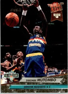 Dikembe Mutombo - 1992-93 Ultra - #202 - Basketball - Basketball Card Single