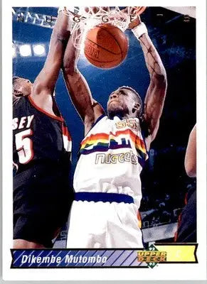 Dikembe Mutombo - 1992-93 Upper Deck - #255 - Basketball - Basketball Card Single