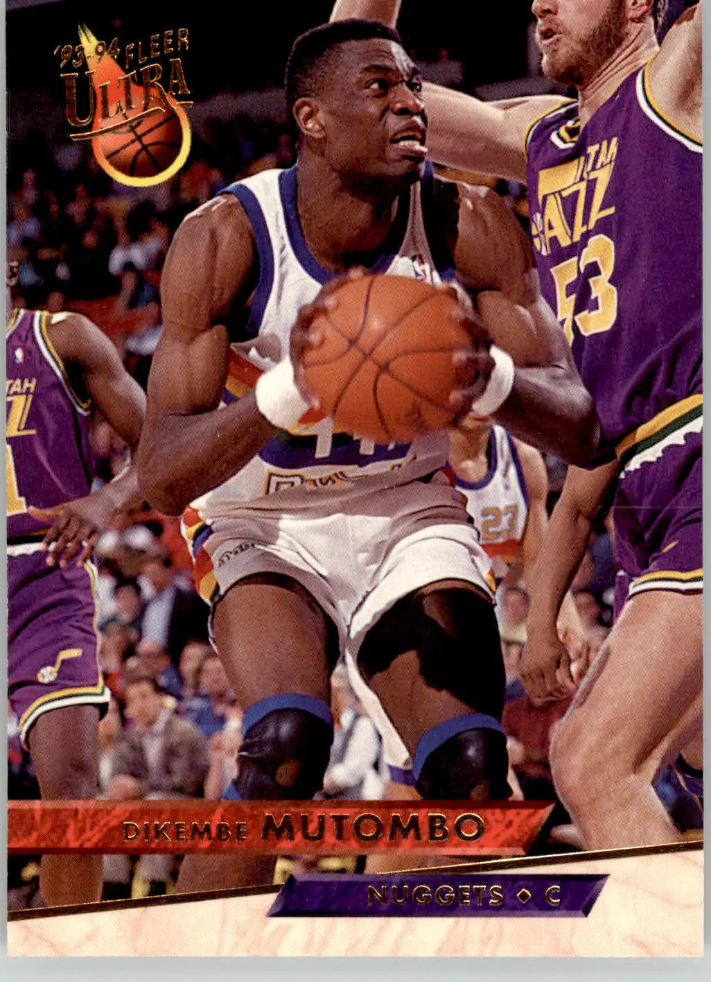 Dikembe Mutombo - 1993-94 Ultra - #52 - Basketball - Basketball Card Single