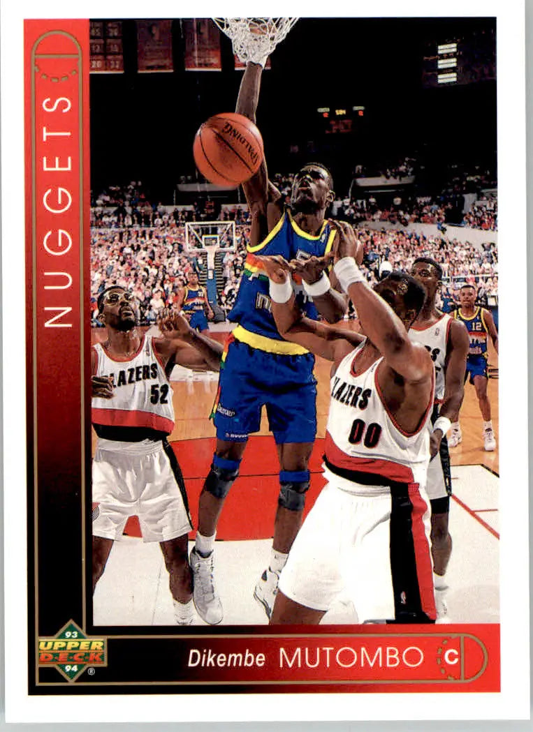 Dikembe Mutombo - 1993-94 Upper Deck - #55 - Basketball - Basketball Card Single