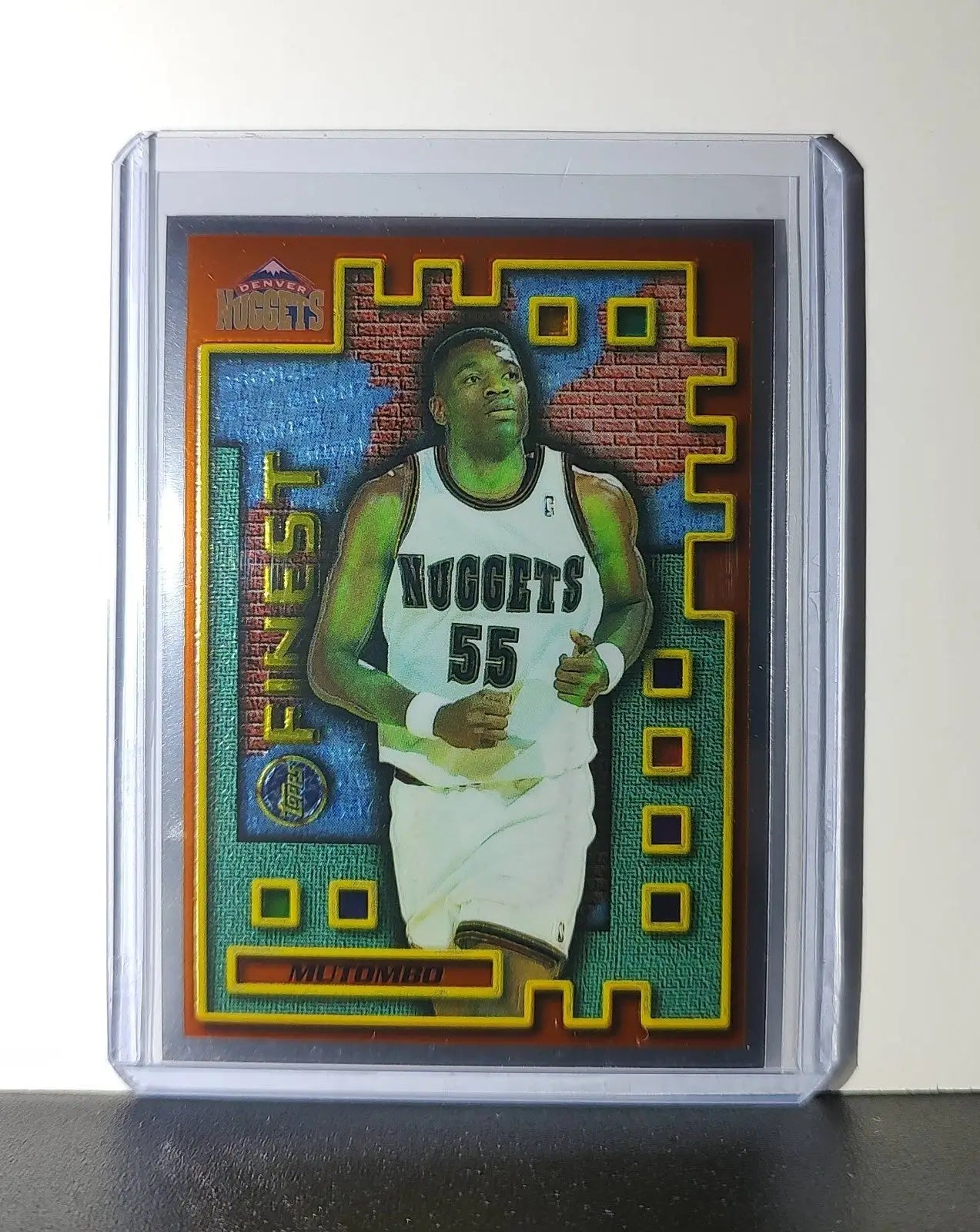 Dikembe Mutombo 1995-96 Topps Finest NBA #M42 Mysterly Nuggets