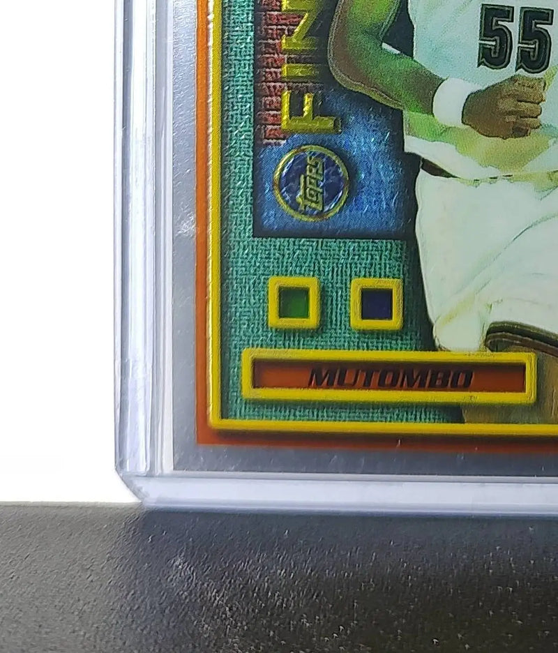 Dikembe Mutombo 1995-96 Topps Finest NBA #M42 Mysterly Nuggets
