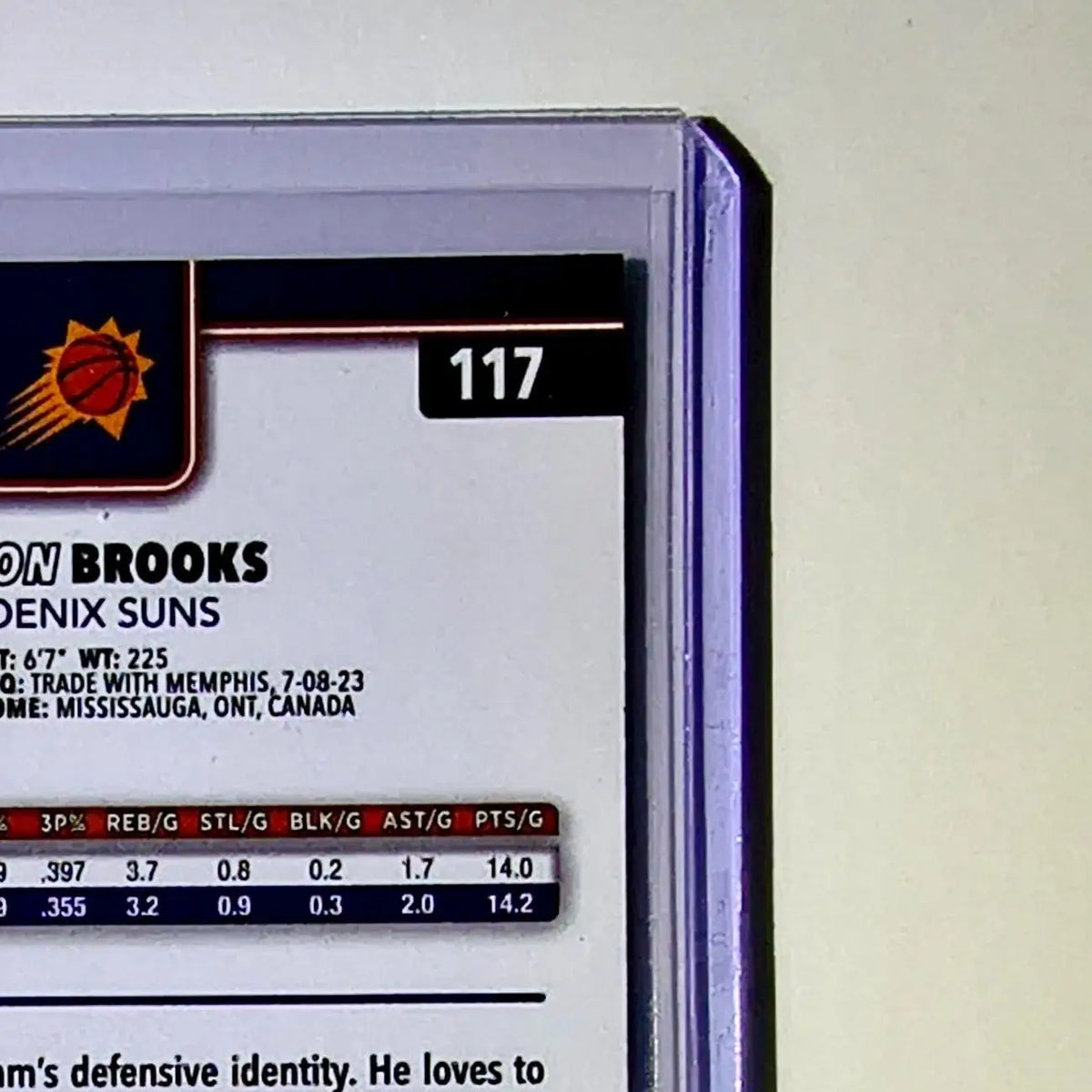 Dillon Brooks 2025-26 NBA Topps Chrome Update #117 Basketball Card Phoenix Suns - Basketball Card Single