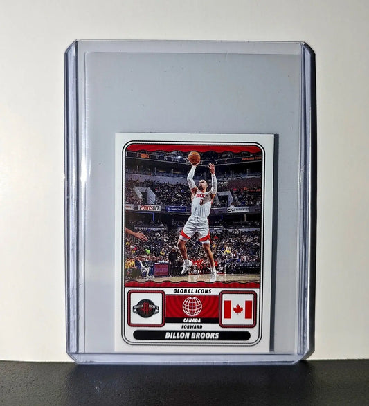 Dillon Brooks Global Icons 2024-25 Panini NBA #58 Sticker Card Houston Rockets - Basketball Card Single