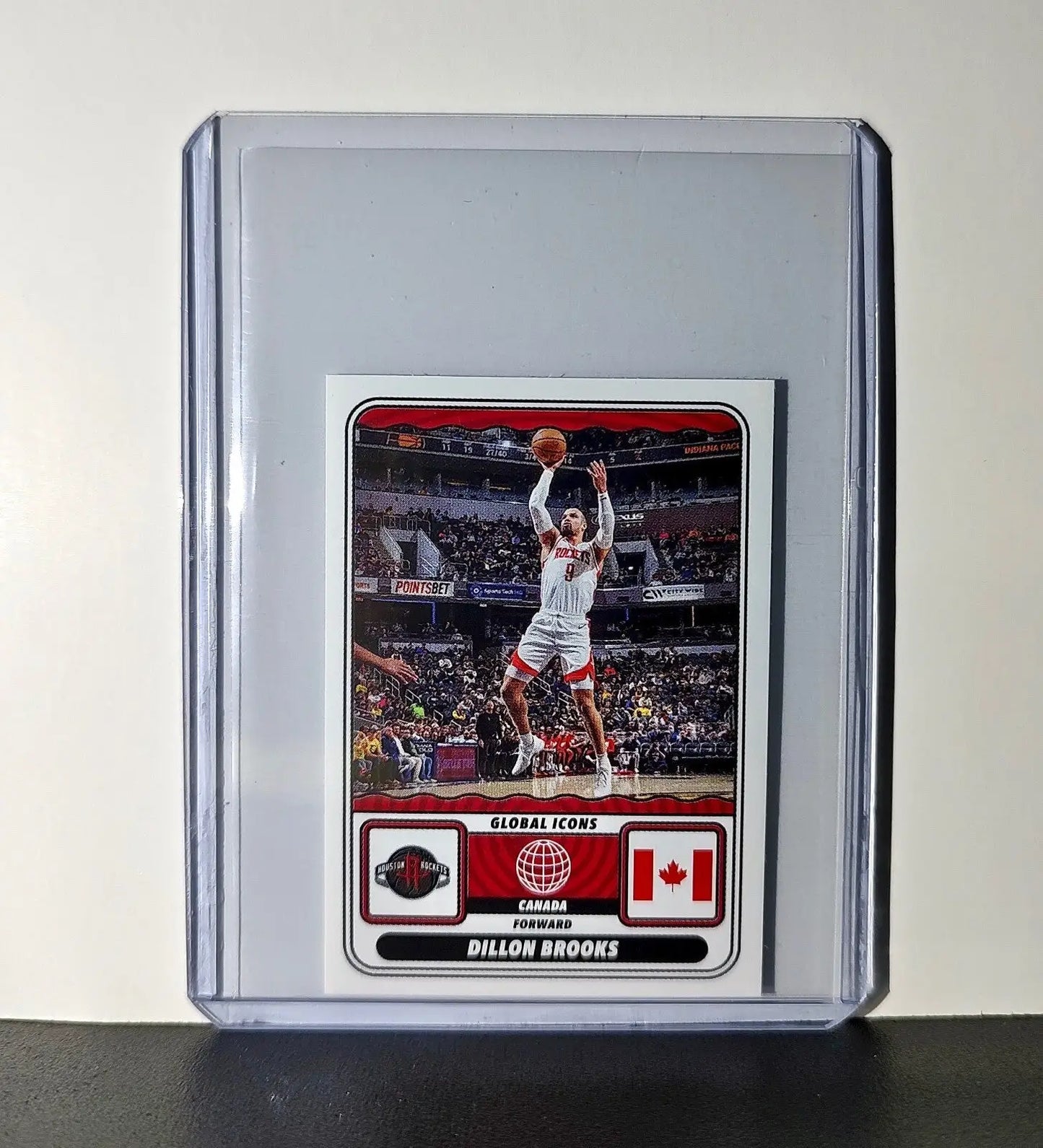 Dillon Brooks Global Icons 2024-25 Panini NBA #58 Sticker Card Houston Rockets - Basketball Card Single