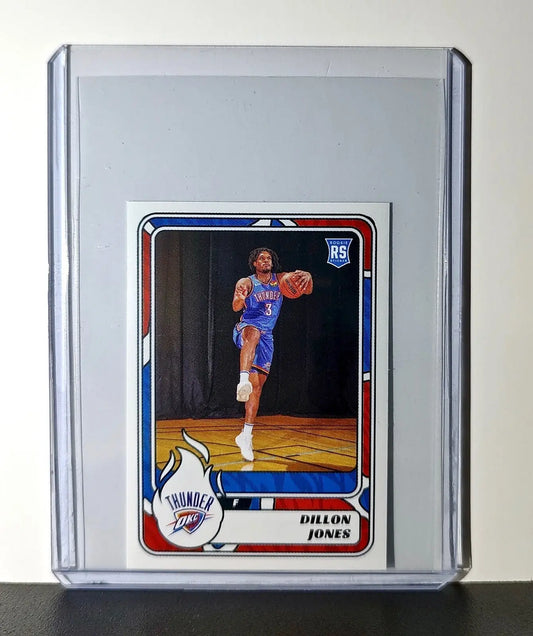 Dillon Jones Rookie 2024-25 Panini NBA #421 Sticker Card Oklahoma City Thunder