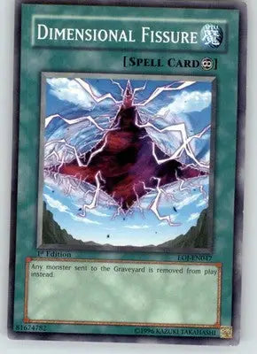 Dimensional Fissure - Enemy of Justice - EOJ-EN047 - Lightly Played - Yu-Gi-Oh! Card Single